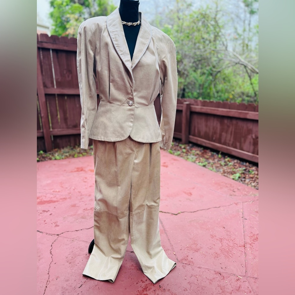Leather Pants suit By Dero By Rocco D’Amelio